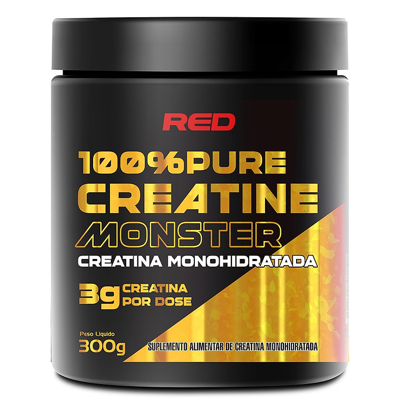 100% Creatina Red Series 300g - Red Series - Nutrição Inteligente