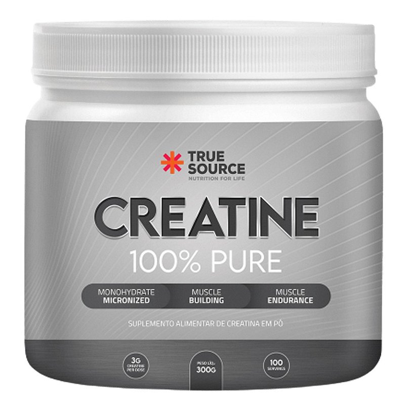 Creatina 100 Pura 300g True Source Life Style Suplementos Os