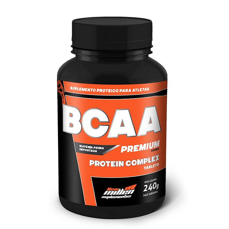 Bcaa Protein Complex 240 Tabletes, New Millen Life Style Suplementos Os Melhores Suplementos