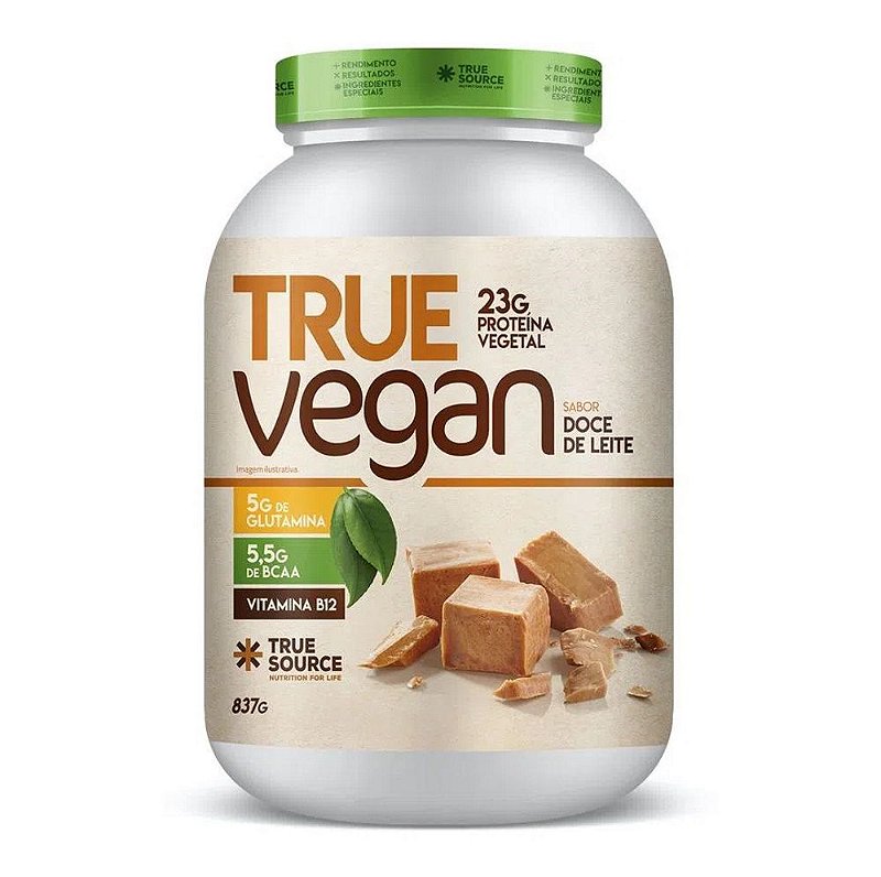 True Vegan Doce de Leite 837G - True Source | Life Style Suplementos - Os  Melhores Suplementos Nacionais e Importados
