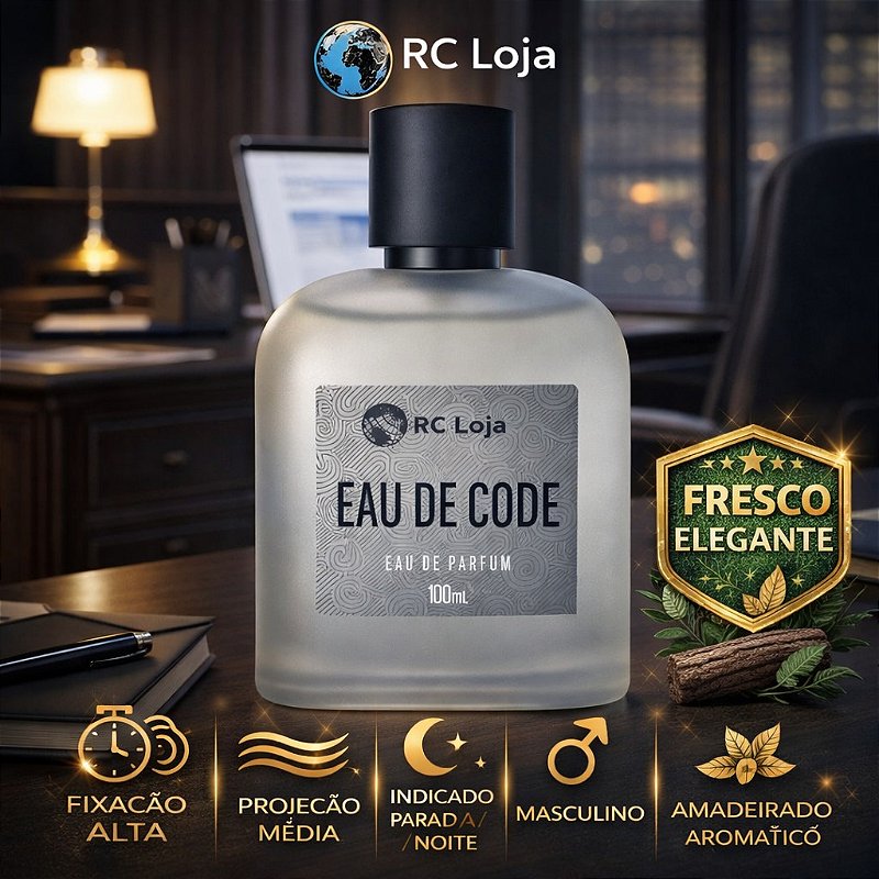 Perfume Eau de Code Eau de Parfum 50ml - RCLOJA