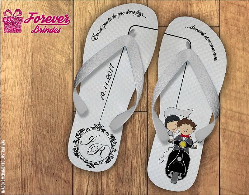 Chinelo para casamento Clearance
