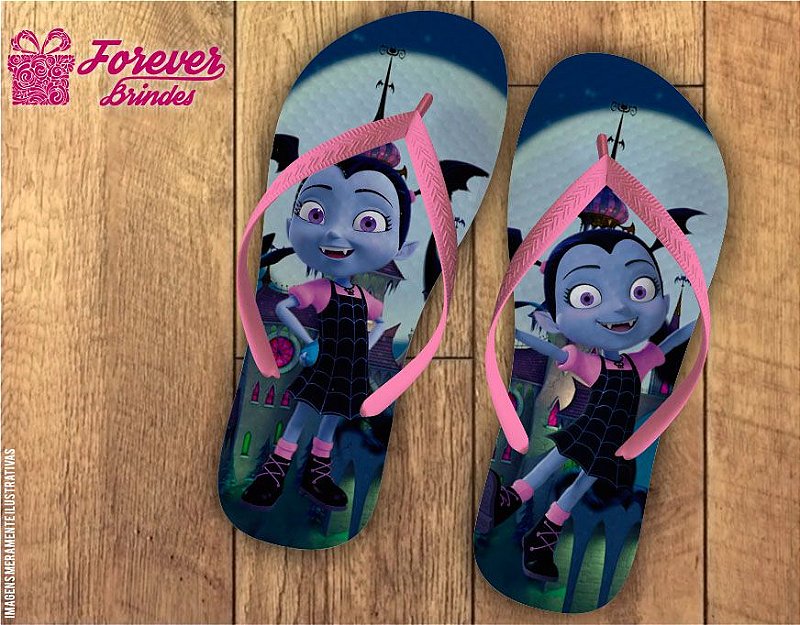 Chinelo Anivers rio Vampirinha FOREVER BRINDES