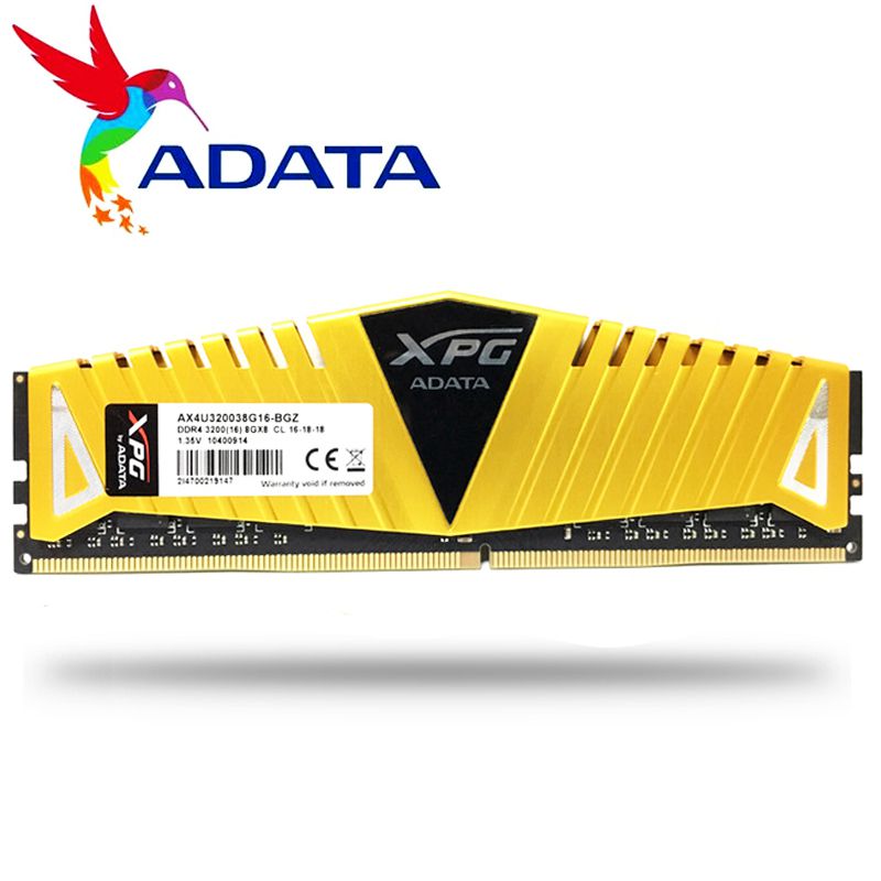 Memoria Gamer Adata XPG 8GB DDR4 3000 Mhz Yellow - Intervia
