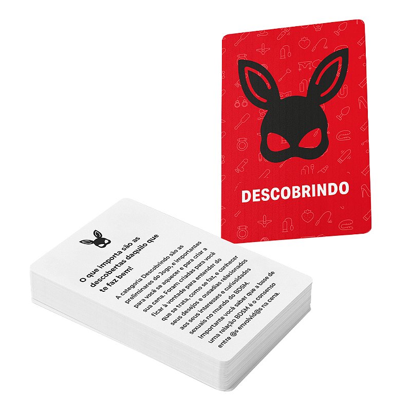 Jogo Das Intenções Inbdsm 18 Baralho Sado Com 91 Cartas Sex Shop Loja Fetiches 0357