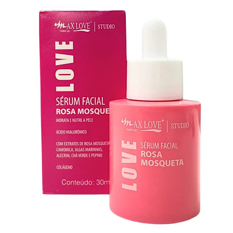 Sérum Facial Rosa Mosqueta Max Love ML277 - Maquiagem Atacado