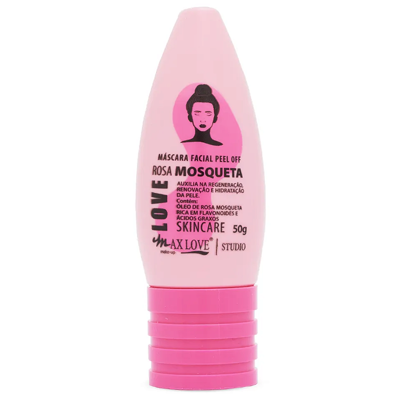 Máscara Facial Peel Off Rosa Mosqueta Max Love ML541 - Maquiagem
