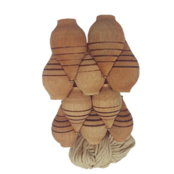 pião peão de madeira fieira 1,70cm brinquedo antigo