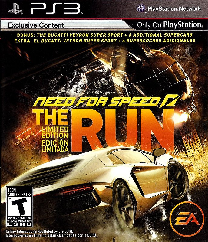 Need For Speed The Run - Ps3 (Seminovo) - Arena Games - Loja Geek