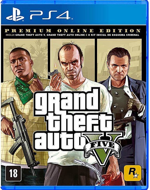 PS4 GTA 5 PT-BR PREMIUM EDITION - GameMix - R Antônio de Barros, 1993, Vila  Carrão, São Paulo - SP