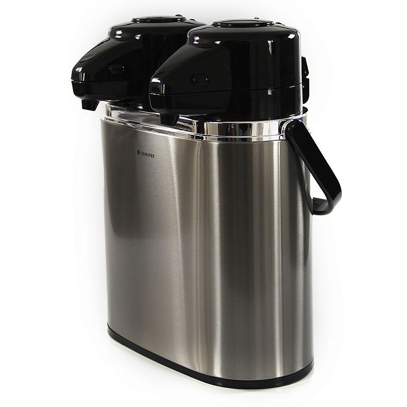 Garrafa Térmica Dupla Leite Café Tererê Água 1,6L Aço Inox