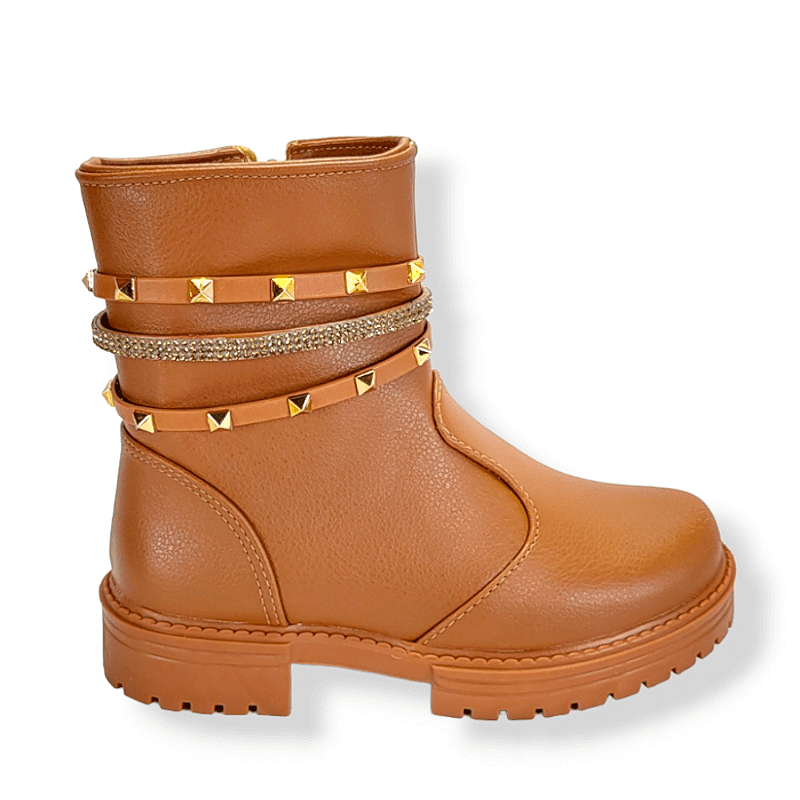 BOTA FEMININA CANO CURTO CARAMELO