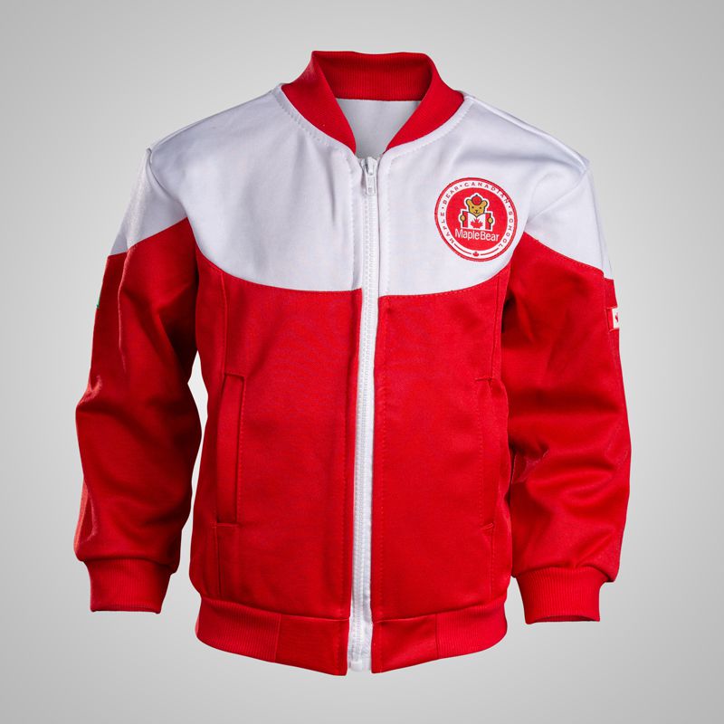 Jaqueta Helanca Infantil Uniforme Maple Bear Uniformes Maple
