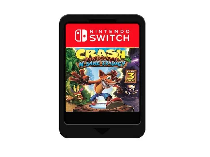 Jogo Crash Bandicoot N Sane Trilogy (Sem capa) - Nintendo Switch