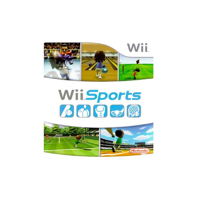 Jogo Wii Sports (Capa de papelão) - Wii - Usado - Xplace Games
