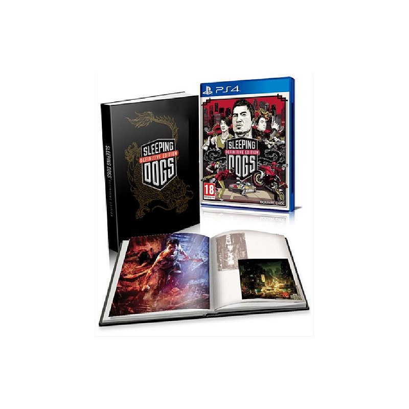 Jogo Sleeping Dogs (Definitive Edition)+Artbook PS4 Playstation