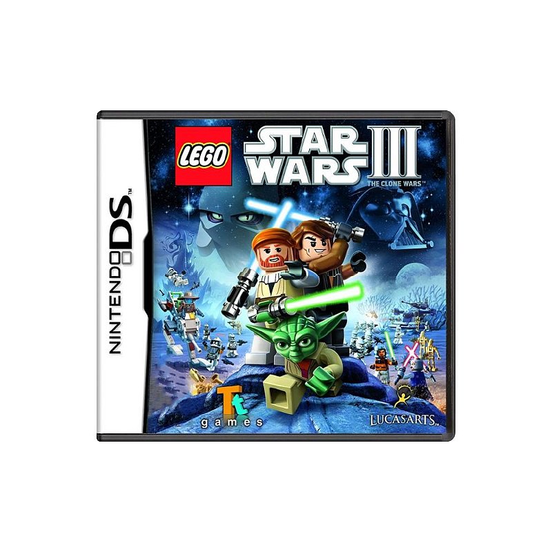 Jogo Lego Star Wars III The Clone Wars Sem Capa DS Usado Xplace Games Loja de games video game e assistencia tecnica Curitiba PS5 PS4 Xbox One PS3