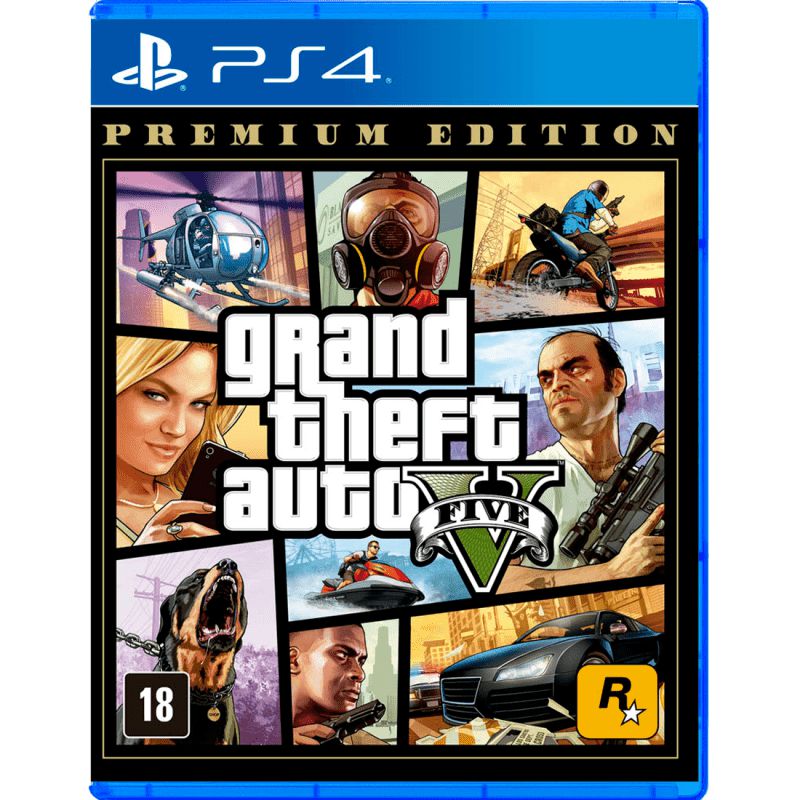 Grand Theft Auto V - GTA V - GTA 5 PS3 - Game Games - Loja de Games Online