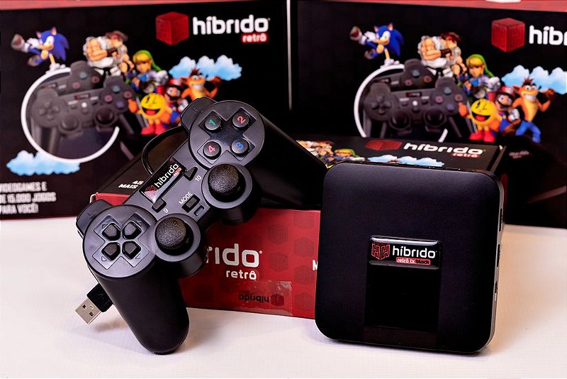 HIBRIDO RETRO V2 TX BLACK: VIDEOGAME MULTIPLATAFORMA