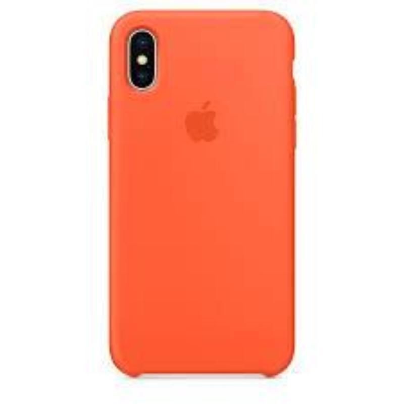 Capa Capinha Case de Silicone para Iphone X / Iphone XS - Laranja - iSeven  Store