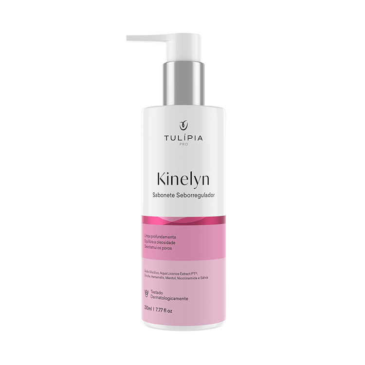 SABONETE SEBORREGULADOR KINELYN 230ML - Rose Monteiro Estética