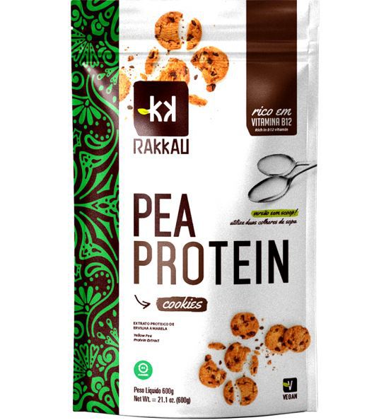 Pea Protein Cookies Rakkau 600g Vegano Proteína Ervilha Loja Vegana