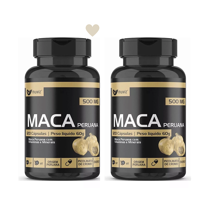 Muwiz Maca Peruana Pote De 60g Kit 2x 120 Un