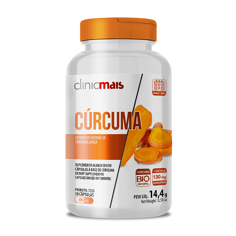 CURCUMA  30 CAPSULAS 430MG 12,9G CLINICMAIS