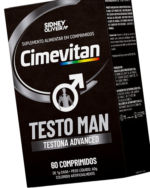 Suplemento Masculino Cimevitan Testo Man – Fórmula Avançada com Vitaminas