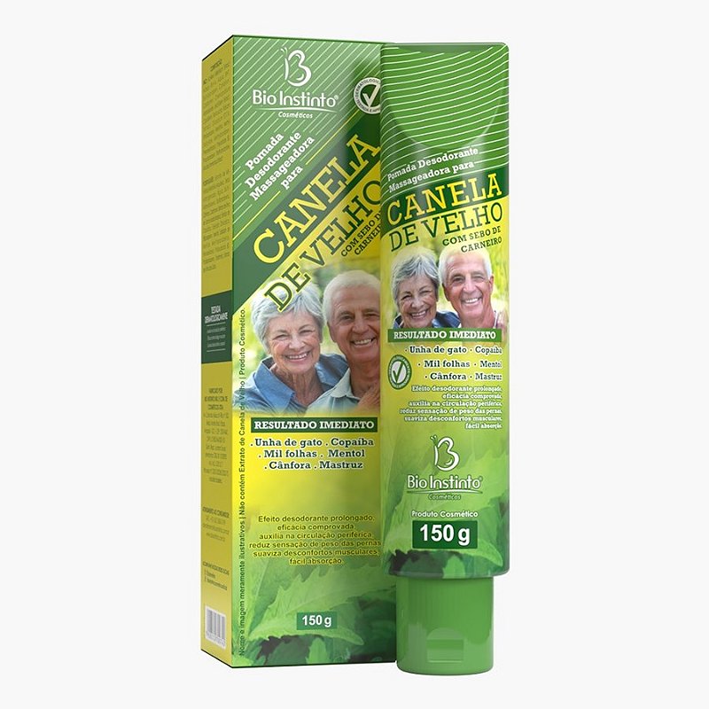 Pomada Massageadora Canela de Velho 150g Bio Instinto