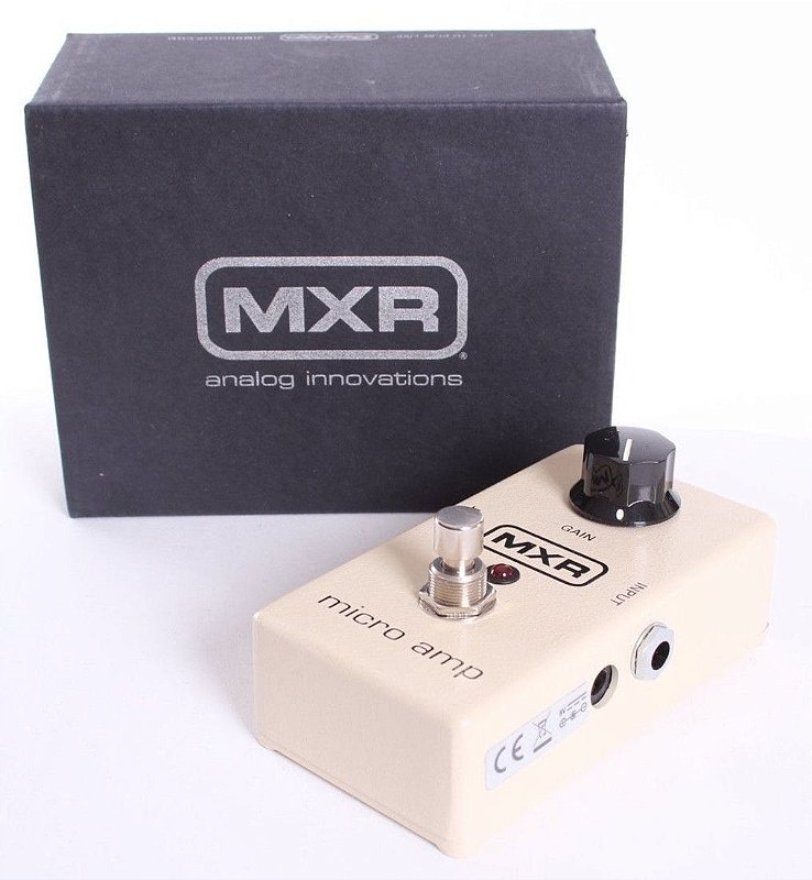 Pedal MXR M133 Micro amp Dunlop Boost - Music Experience