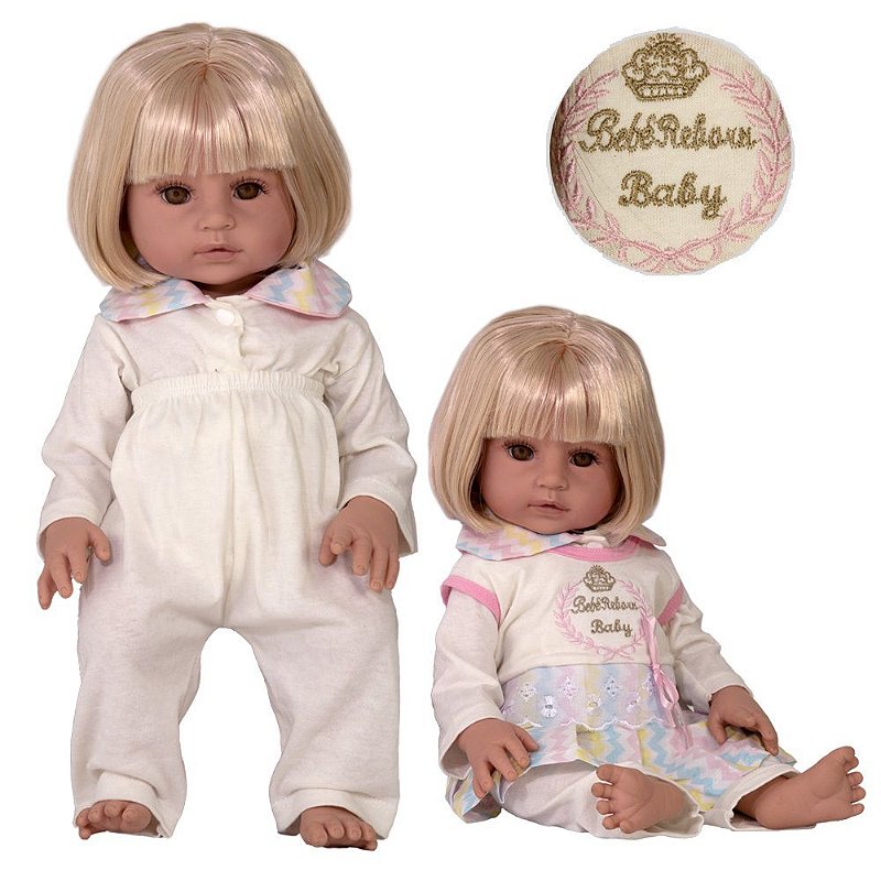 Boneca Bebe Reborn Princesa Barata Envio Rápido Enxoval Luxo - R$ 199,99