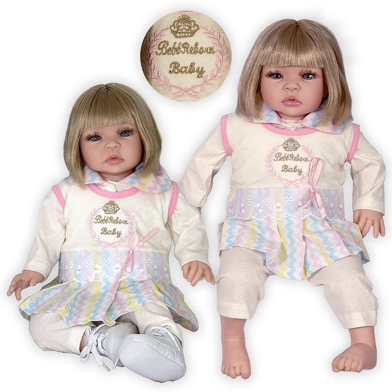 Boneca Bebe Reborn Princesa Barata Envio Rápido Enxoval Luxo - R$ 199,99