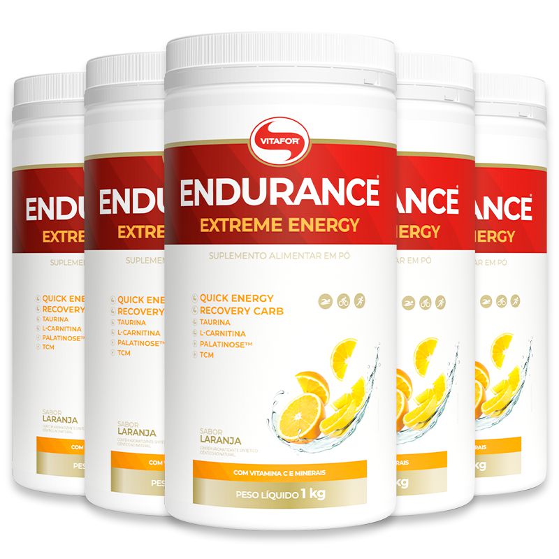 Endurance Extreme Energy Fonte de carboidratos 1000g Laranja Vitafor Edin