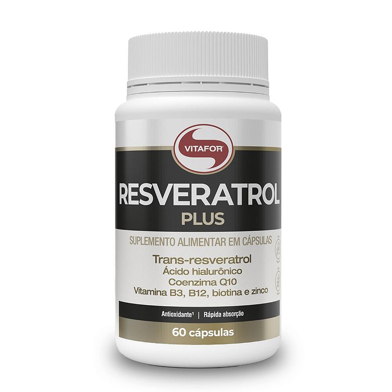Resveratrol Plus Vitafor 60 Cápsulas Edin