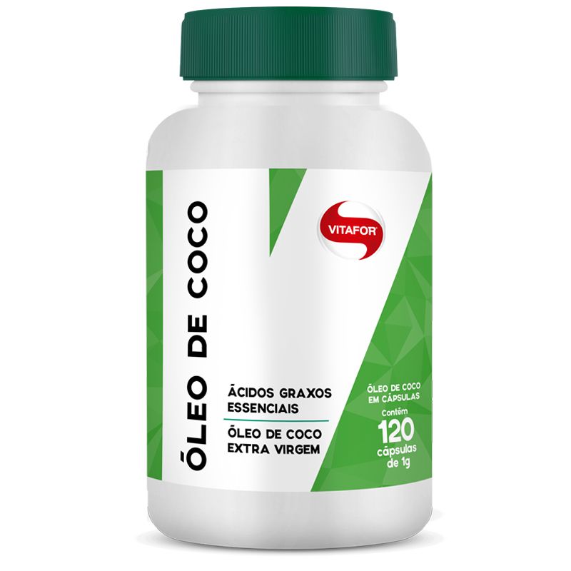Óleo de Coco 1g Soft Gel Vitafor 120 Cápsulas - Edin