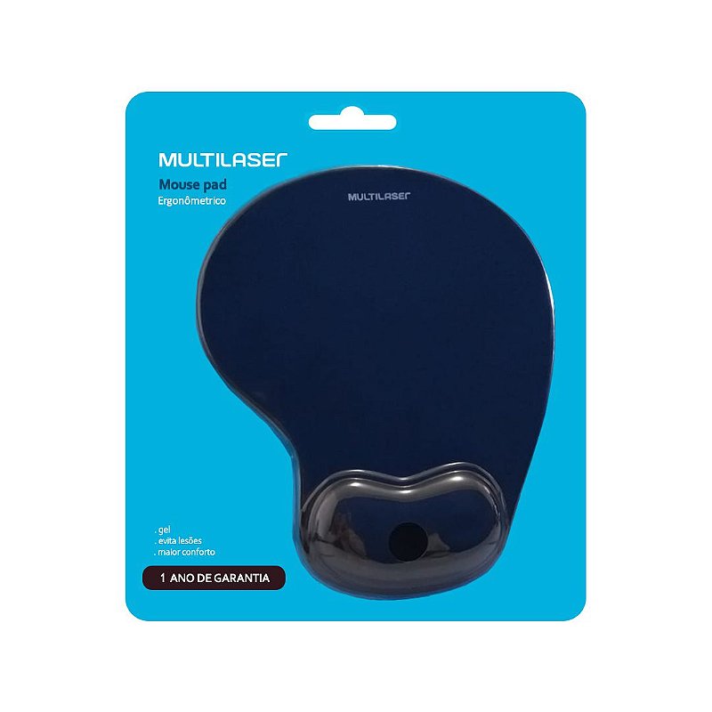 Mouse Pad Grande em Gel AC024 Multilaser é na Zip Zip Cartuchos