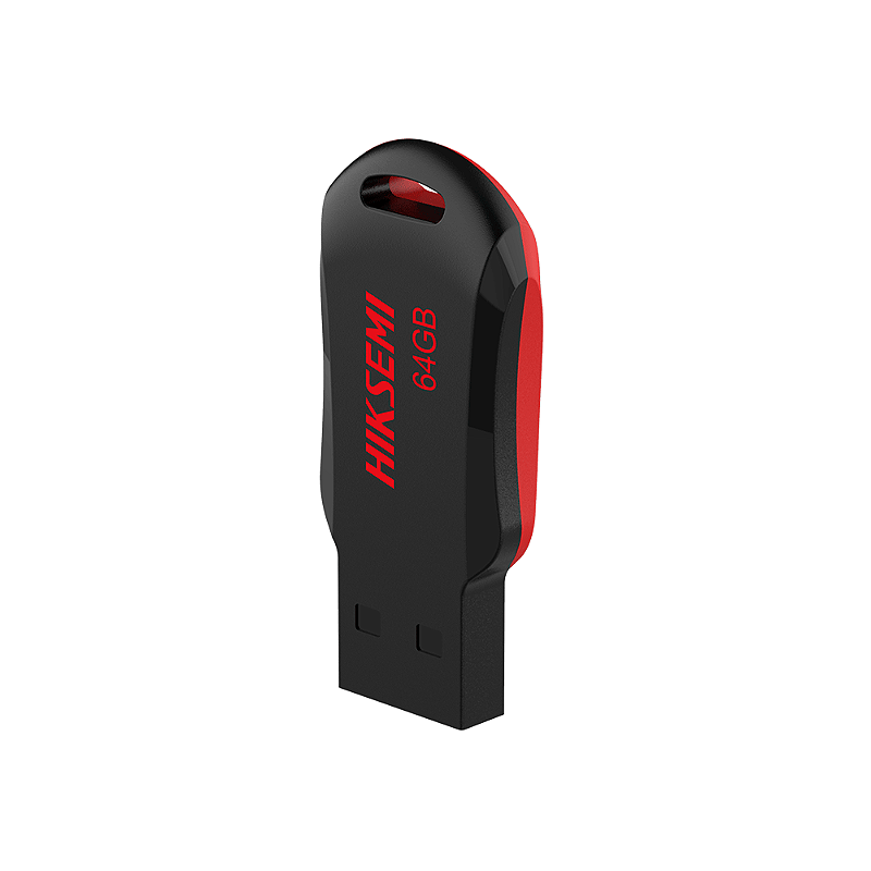 Pendrive Hiksemi USB 2.0 Flash Drive RNB series 64GB Preto Vermelho ...