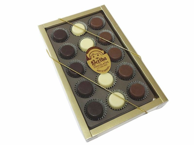 Caixa Visor Alpino 180g - Chocolates Bertha
