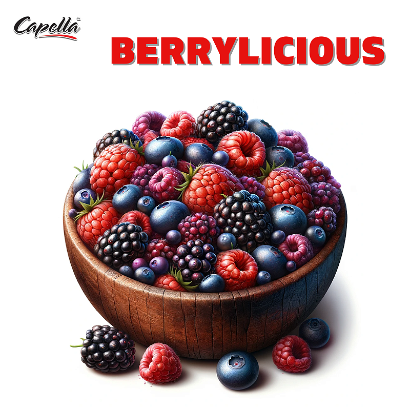 Berrylicious CAP ESSÊNCIAS ALIMENTÍCIAS
