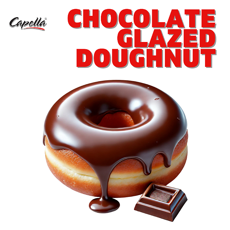 Chocolate Glazed Doughnut CAP ESSÊNCIAS ALIMENTÍCIAS
