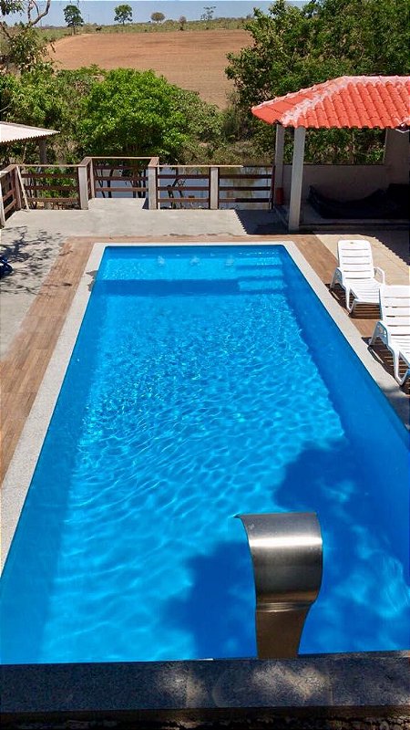 Piscina de Fibra Oceano Azul - 6,00m x 3,30m x 1,40m - 22.000 litros -  Diazul Piscinas - Loja Online - Casa da Piscina