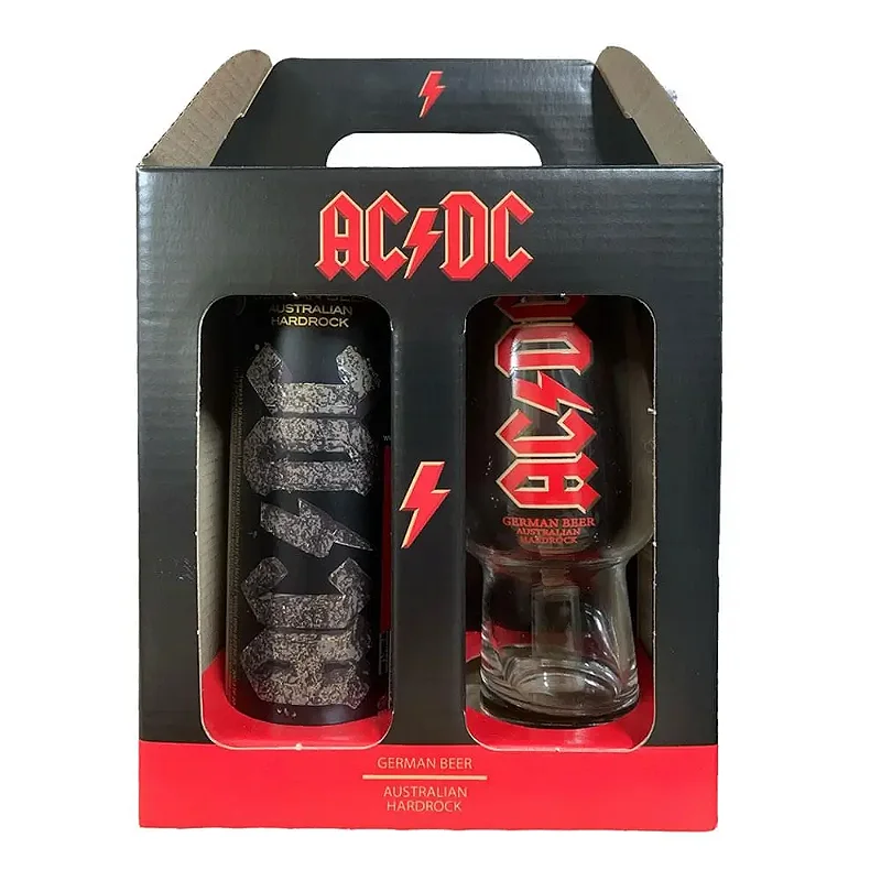 Kit Cerveja AC/DC 568ml + Copo IPA Glass - Lager Rock'n'Roll - Piquiri ...