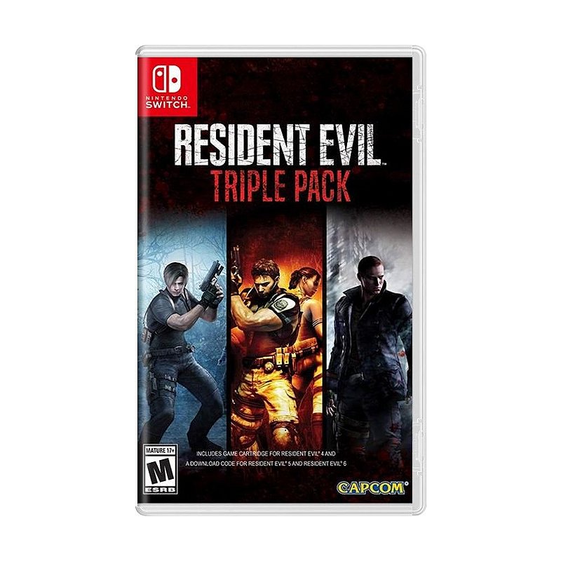 Resident Evil Triple Pack - Switch - Distribuidora de Jogos