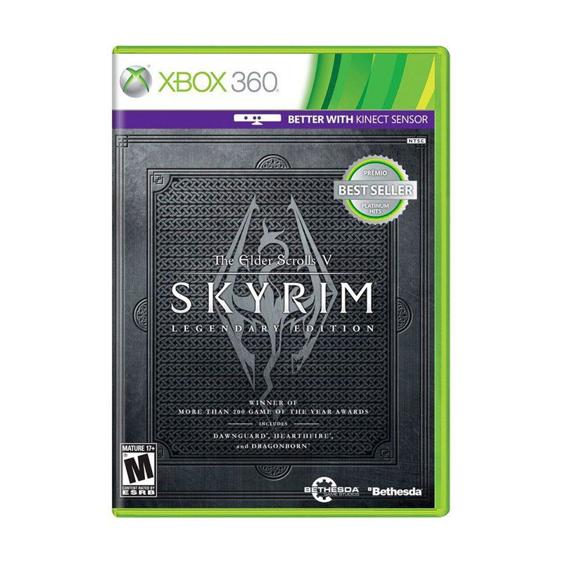 Jogo The Elder Scrolls V: Skyrim (Legendary Edition) - Xbox 360 -  Distribuidora de Jogos