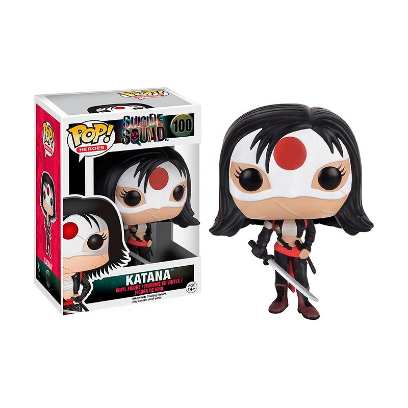 Boneco Katana 100 Suicide Squad - Funko Pop - Distribuidora de Jogos