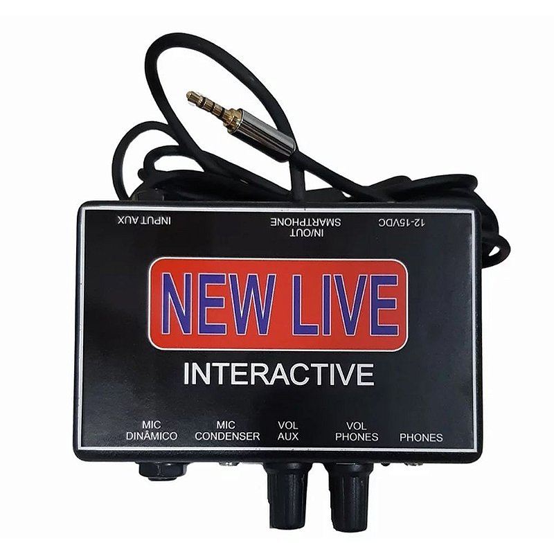 Interface De Áudio New Live Interactive Prosound Soluções em Áudio P