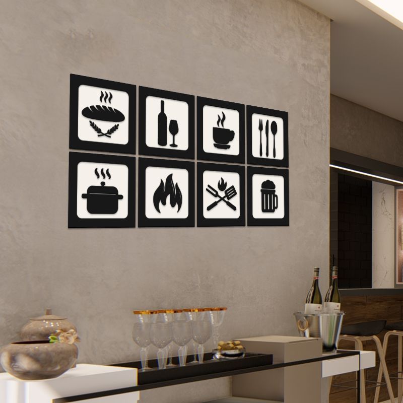 Quadros Decorativos para Cozinha Café Churrasco Área