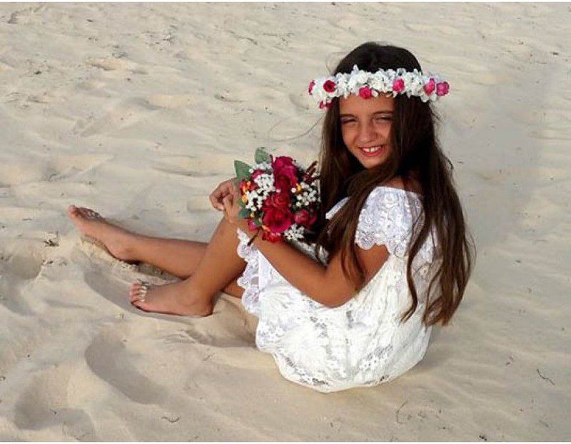 vestido daminha praia comprar