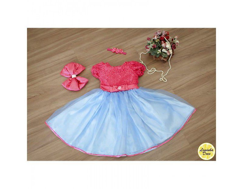 Vestido Princesa Barbie - Liminha Doce - Vestidos de Festa